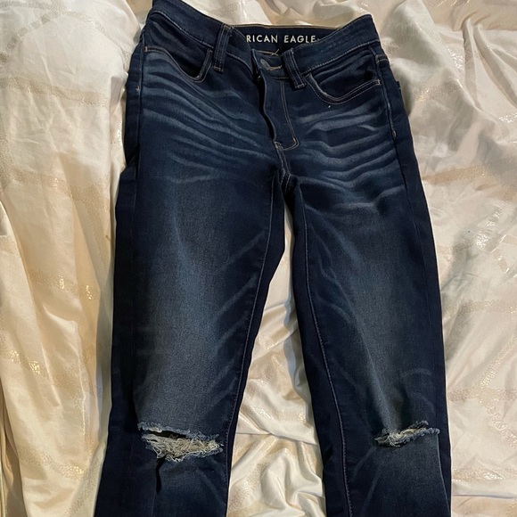 American Eagle Outfitters Denim - dark wash jeans